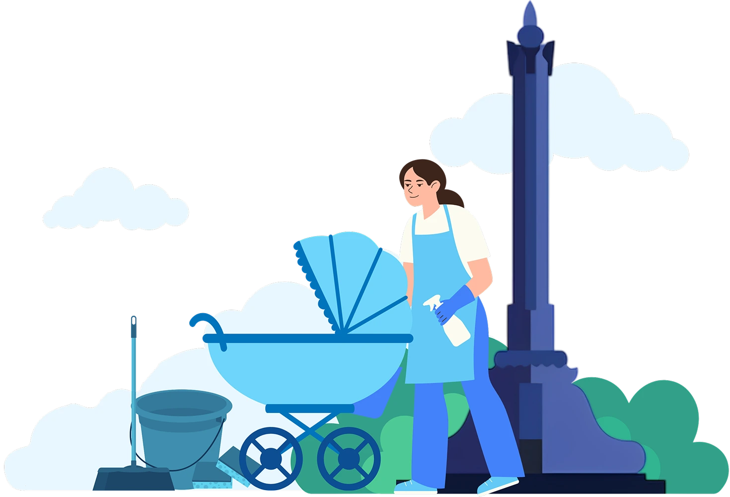 hero laundry stroller semarang